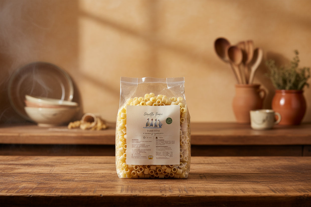 Tubettini Artigianali di Grano Duro Italiano, 500g